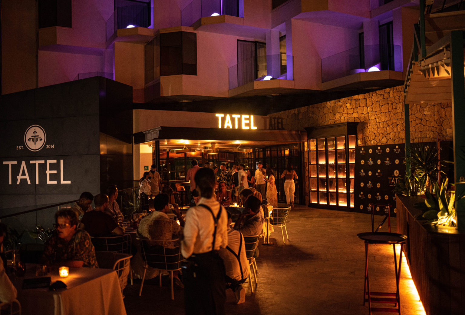 Exterior del restaurante Tatel Ibiza.