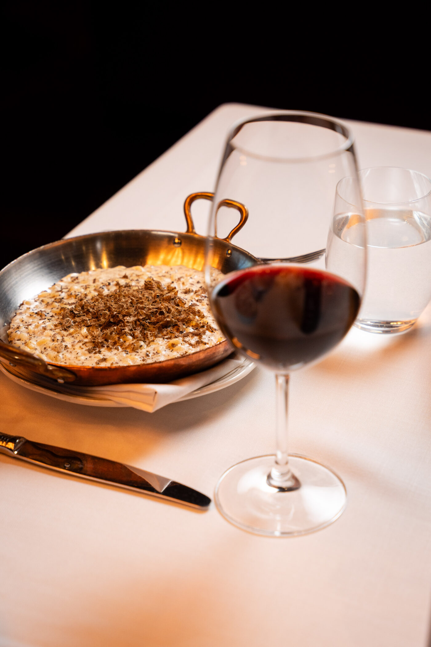 Gastronomía TATEL: risotto con trufa